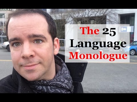 Man Speaks 25 Languages (With English Subtitles)