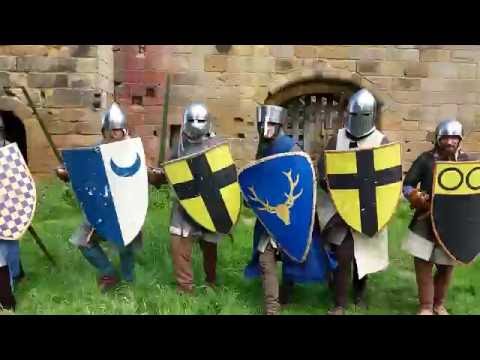 When armour hit the shield wall, they break it.