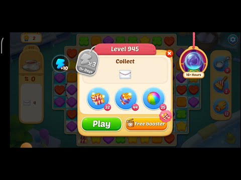 Matchington Mansion Level 945 - My No Booster Level / iOS/Android