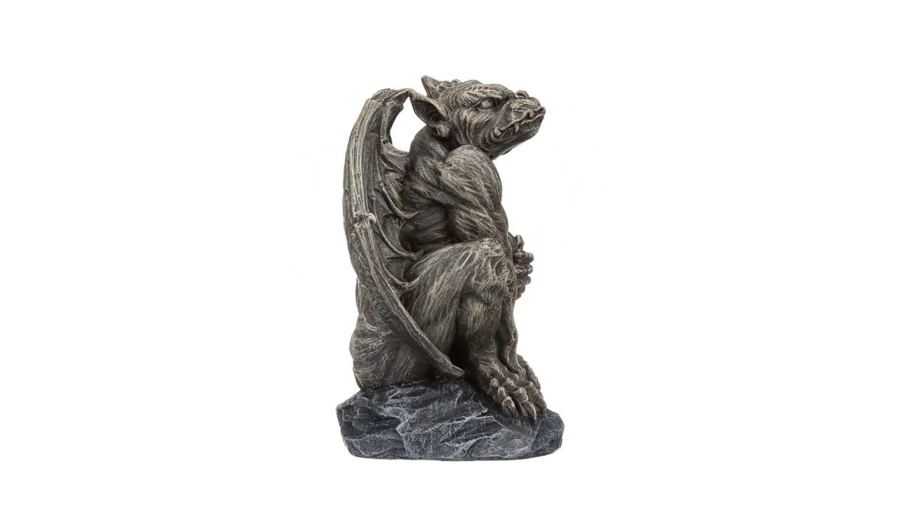 Silas the Gothic Gargoyle Sentry Statue: Medium Video