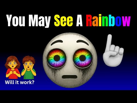This Colourful Rainbow Illusion May Surprise You! 🌈 