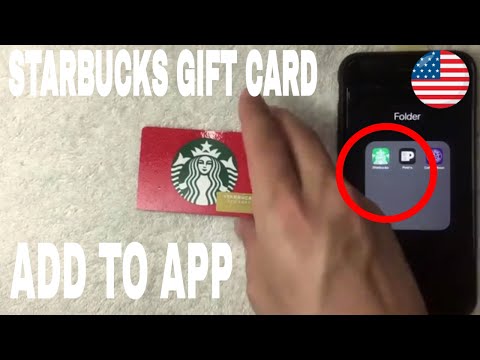 ✅ How To Add Starbucks Gift Card Into Starbucks App 🔴