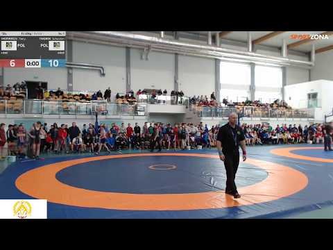 SportZona.pl - Puchar Polski kadetów styl wolny - Staszów 2018. Mata 1