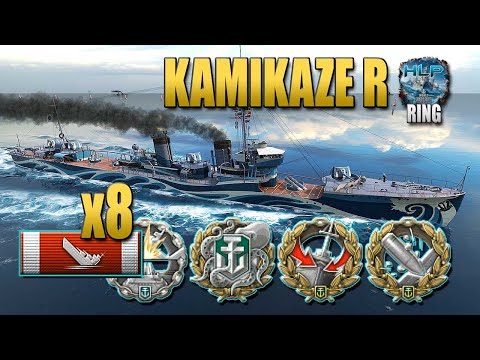 Destroyer Kamikaze R, 8 ships destroyed - World of Warships