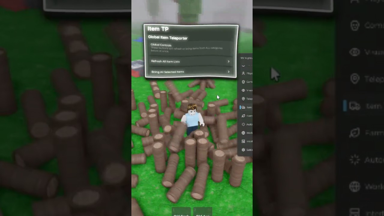 99 Nights in the Forest Script to BRING ALL + WIN! #roblox