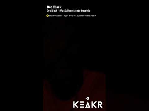 Doc Black - #PasDuMemeMonde freestyle