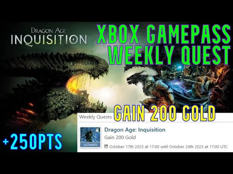 How to Gain 200 Gold in Dragon Age: Inquisition - Xbox Game Pass Weekly Quest (location of gold)