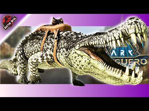 Paleo DEINOSUCHUS Full Taming || Ark Survival Ascended