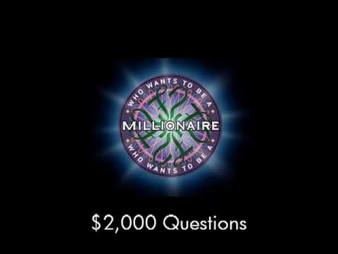 $2,000 Question - Who Wants to Be a Millionaire?