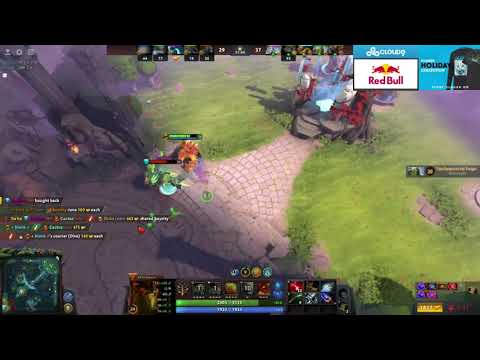 Dota 2 - Singsing attacked by a Kamikaze morph