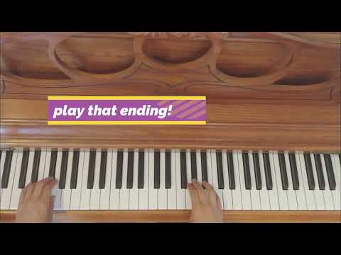 Jazzy piano ending Tutorial (from 5 Left-Hand Patterns for Boogie-Woogie video)