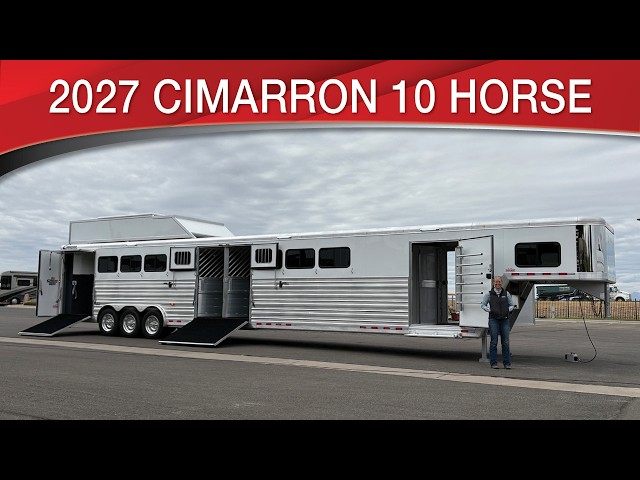 Preview image of 2027 Cimarron Norstar 10 Horse Gooseneck youtube video