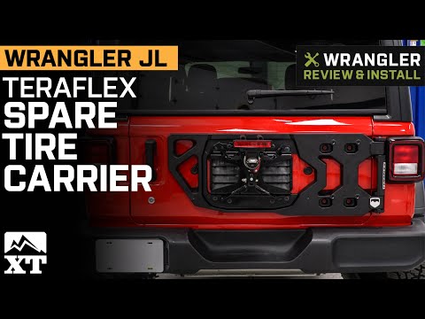 Jeep Wrangler JL Teraflex Alpha HD Hinged Spare Tire Carrier Review & Install