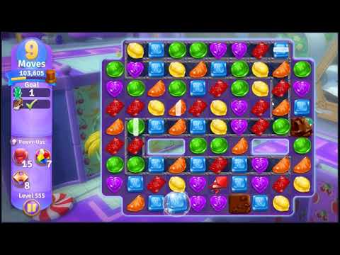 Wonka's World of Candy Level 555 - NO BOOSTERS + FULL STORY 🍫 | SKILLGAMING ✔️