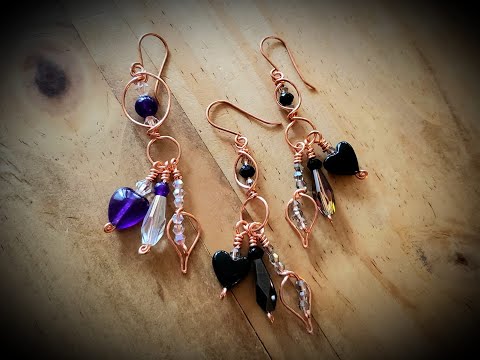 Charmed Ones (Earrings) - Cheryl St. Pierre of Majestic Wire Artworks