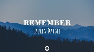Lauren Daigle ~ Remember (Tradução/Legendado em Português)