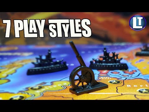 7 PLAY STYLES For The DIPLOMACY Board Game by Avalon Hill