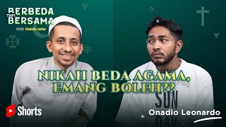 Download lagu Onad Nikah Beda Agama, Gimana Hukumnya Bib?? #podcast #shorts #habibjafar mp3