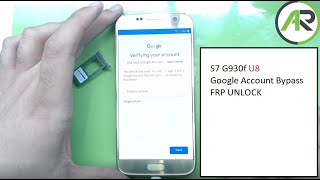 S7 G930f U8 Bypass Google Account | FRP UNLOCK