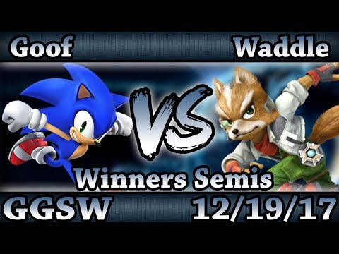 GGSW 63 - Goof (Sonic) Vs. Waddle (Fox) Smash Wii U Winners Semis - Smash 4