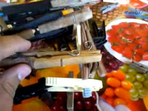 Tontices com prendedor de roupa - @pfutzjunior !!