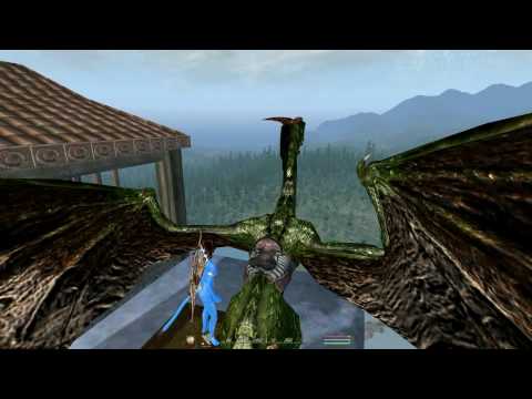 AVATAR Neytiri and her Ikran in Oblivion