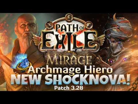 Goratha's League Start Plans for 3.28 Mirage - New Shock Nova Archmage Hierophant - INSANE OVERLAPS!