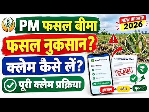 PM Fasal Bima Yojana: Crop Loss Claim Process & Steps