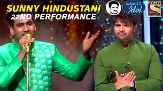 Sunny Hindustani 22nd Performance in Indian Idol 2