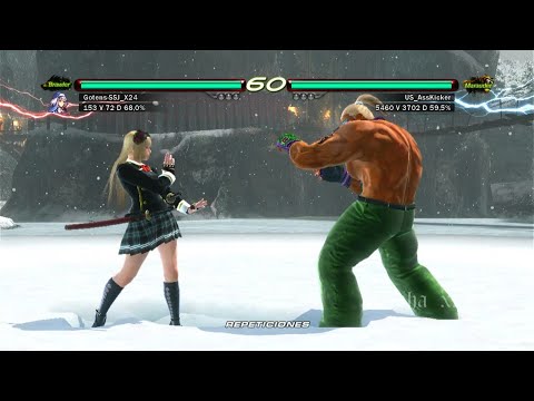 11 Lili Rochefort D VS Marduk - Tekken 6 ( Uchiha x24 ) Gameplay Online PS3