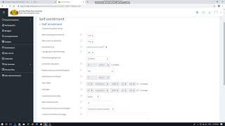 Moodle login course creation and student registration