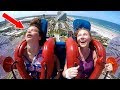 Girls Passing Out 3 Funny Slingshot Ride Compilation