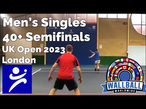 UK Open 2023 Live from London! Men's Open Singles and 40+ Semifinals