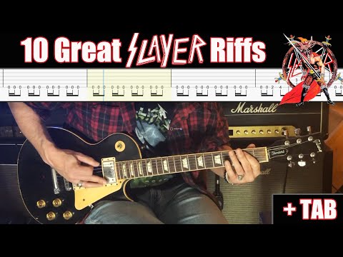 10 Great Slayer Riffs + TAB
