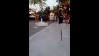 preview picture of video 'Another indian soldier slipped during parade at wagah border'