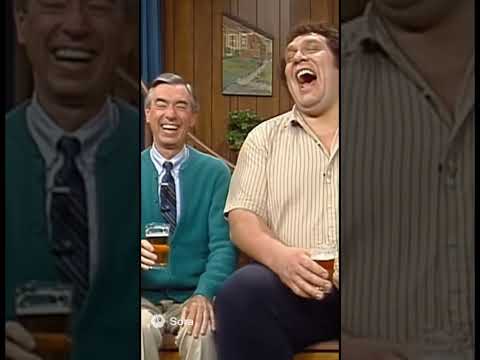 Mr. Rogers tells WWE legend André The Giant a joke