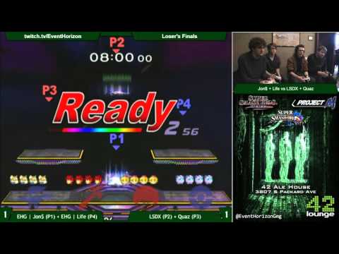 Construct 46 - EHG | Jon$ + EHG | Life vs Quaz + LSDX Melee Doubles LF