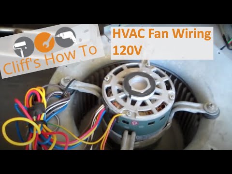 YouTube video about: How to wire a 220 squirrel cage fan to 110?