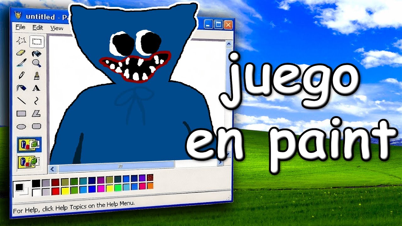 Hice un JUEGO de TERROR en PAINT y fue un DESASTRE!?