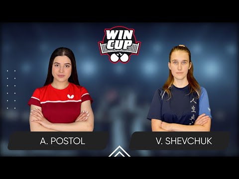 10:30 Anastasiia Postol - Viktoriia Shevchuk 20.01.2025 WINCUP Women Master. TABLE 1