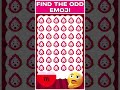 #emoji #findtheoddemojiout #emojichallenge #riddles #findtheoddemoji #quiz #spottheoddemoji #puzzle