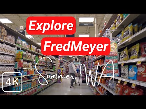 Este Fred Meyer é enorme e tem tudo! Um passeio em 4K por esta loja na área de Seattle