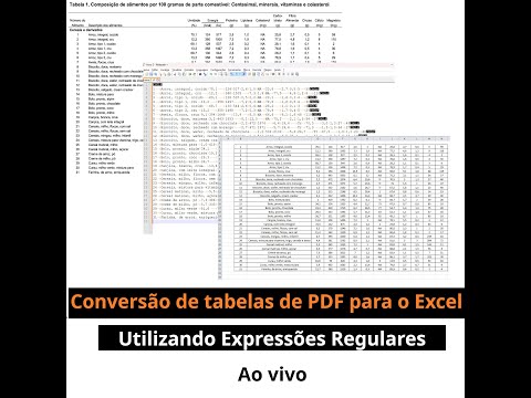 Conversão de tabelas de PDF para o Excel usando Expressões Regulares Thumbnail de Conversão de tabelas de PDF para o Excel usando Expressões Regulares