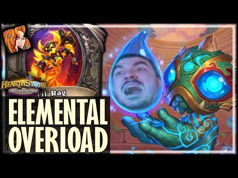 IT’S RAINING ELEMENTALS! - Hearthstone Battlegrounds