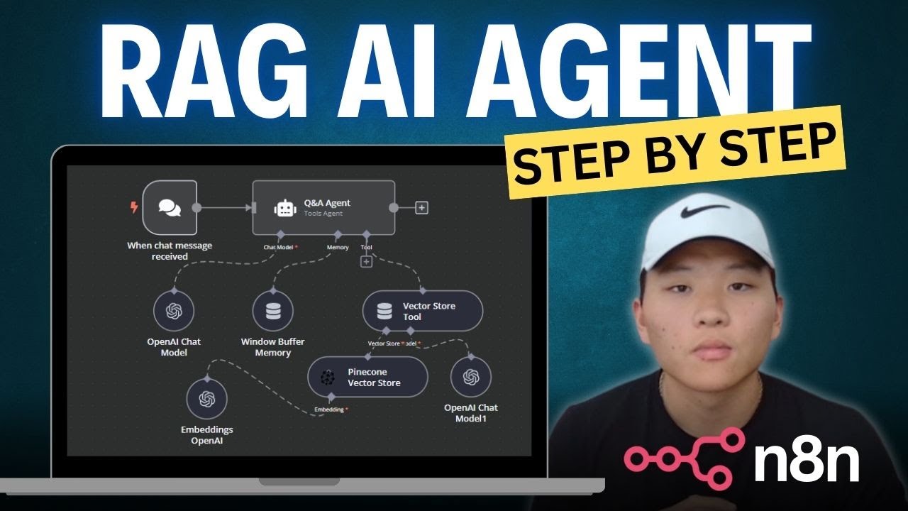 How to Create an RAG Chatbot AI Agent with n8n (No Code, Step-by-Step Tutorial)