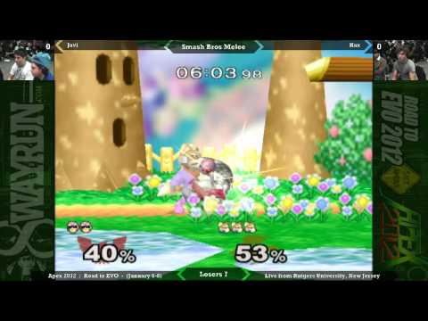 Apex 2012 - SSBM L7 - Javi VS Hax