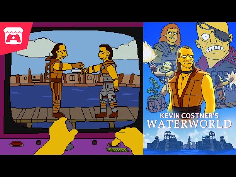 Kevin Costner's Waterworld -  A full imagining of the Waterworld arcade game seen in The Simpsons!