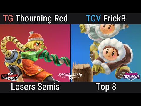 SAU15: Losers Semis - TG| Thourning Red (Kazuya, Min Min) Vs. TCV| ErickB (Ice Climbers)