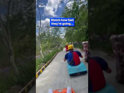 Real-life Mario Kart ends in disaster