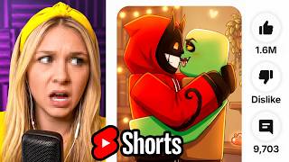 Download lagu Reacting to MY CRUSH'S YouTube Shorts Videos... mp3